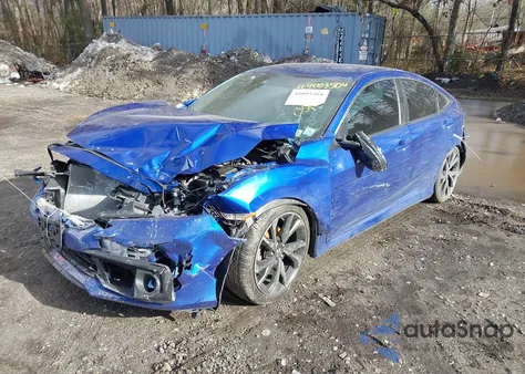 2020 Honda Civic Sport из США, поврежденный, VIN 2HGFC2F86LH580687